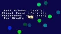 Full E-book  Lonely Planet Farsi (Persian) Phrasebook  Dictionary  For Kindle