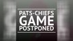 Breaking News - Pats-Chiefs game postponed