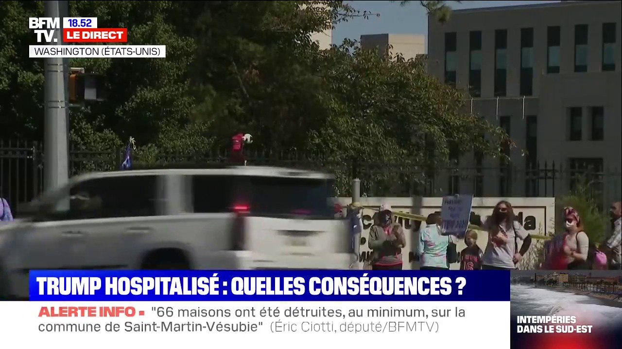 Trump hospitalisé: "Il y a une question de sécurité nationale", explique notre consultant François Durpaire