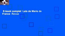 E-book complet  Lais de Marie de France  Revue