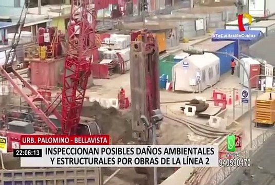 Inspeccionan posibles daños ambientales y estructurales por obras de Línea 2 del Metro de Lima