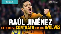 Raúl Jiménez extiende su contrato con los Wolves hasta 2024