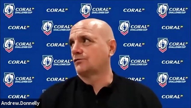 Leeds Rhinos coach Richard Agar after 26-12 Challenge Cup semi-final win over Wigan Warriors