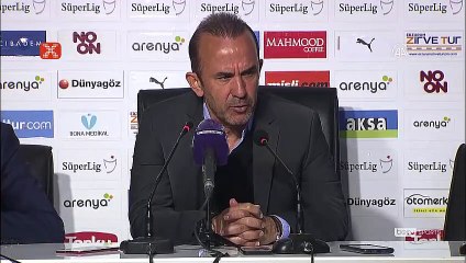 Mehmet Özdilek: "Maçı çok istedik ama olmadı"
