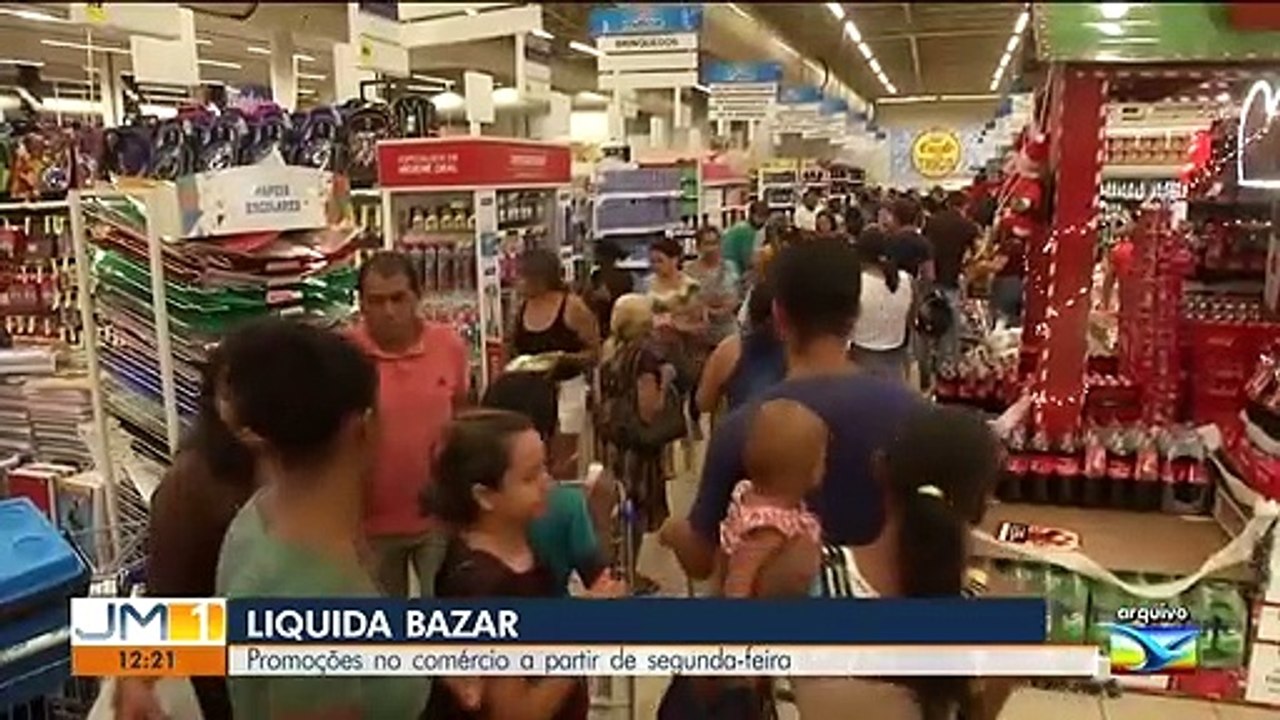 Lojas vão oferecer descontos de até 70%  a partir de segunda (5) no liquida bazar.