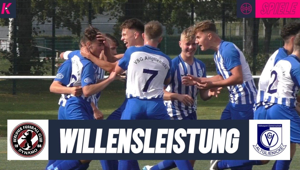 Spannung bis zur letzten Sekunde: BFC Dynamo U17 - VSG Altglienicke U17 (Verbandsliga)
