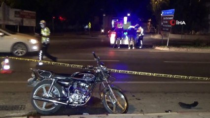 Karaman’da tırın çarptığı motosiklet sürücüsü öldü