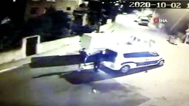 Otomobil çalan alkollü hırsız polis ekipleri tarafından böyle yakalandı