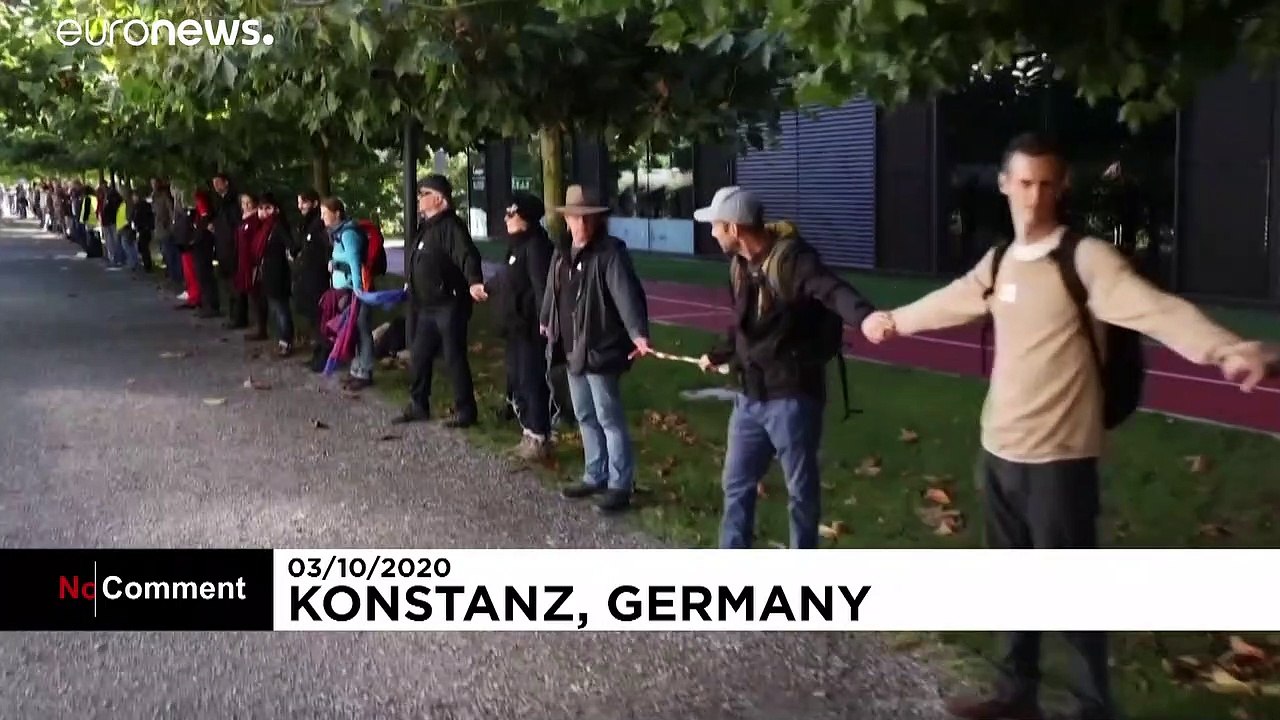 10.000 protestieren am Bodensee gegen Maskenpflicht