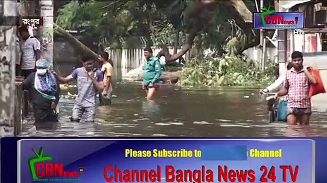 Thousands of people have been suffering from waterlogging for a month