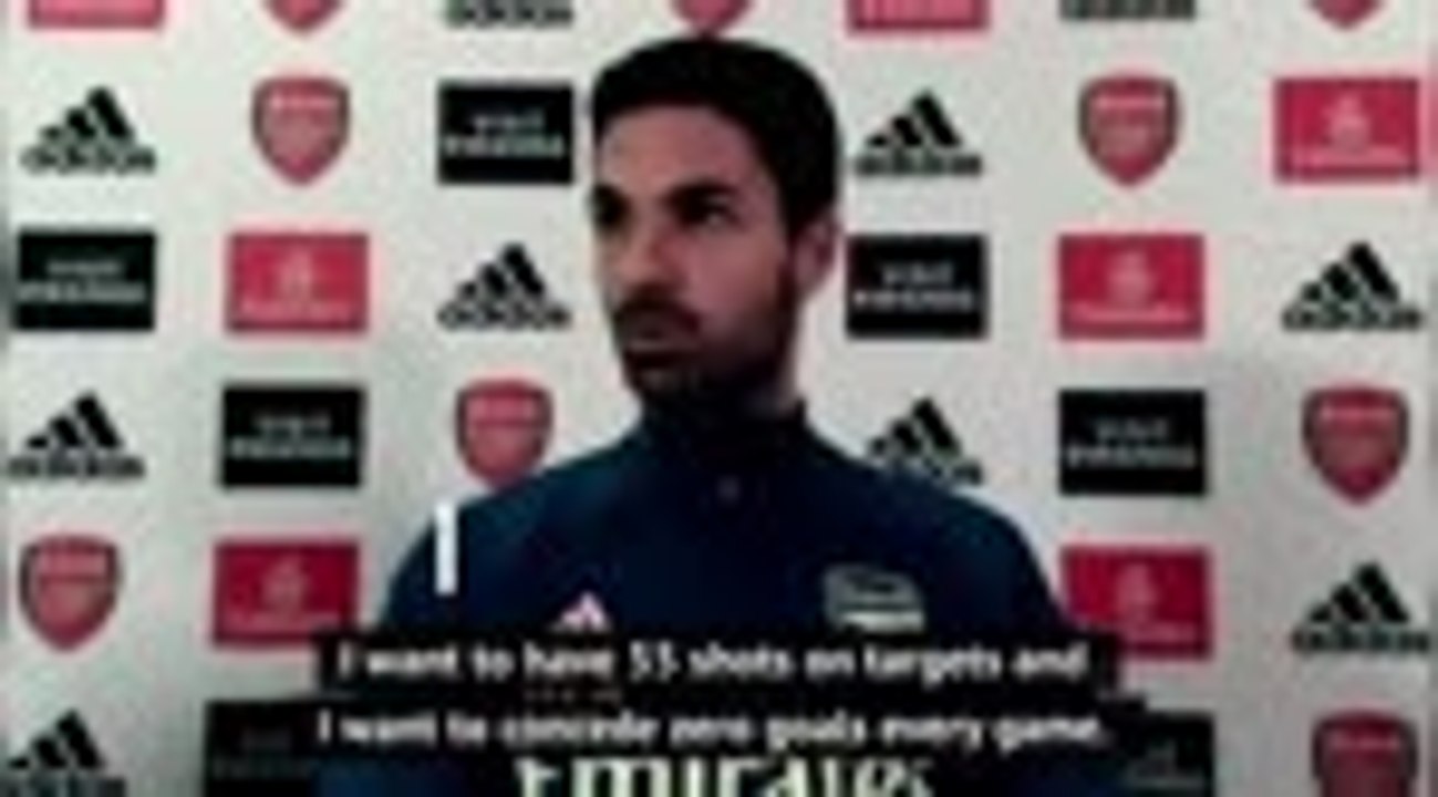 '55 shots, zero goals' - Arteta lays down marker to Arsenal players