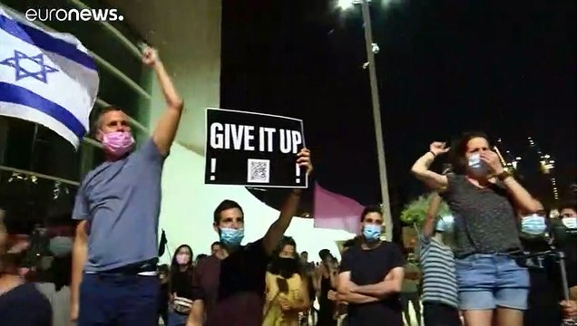 Manifestações contra Benjamin Netanyahu em Israel