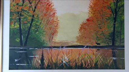 Riverside acrylic on canvas  | Paintings by Abhinav Mukherjee