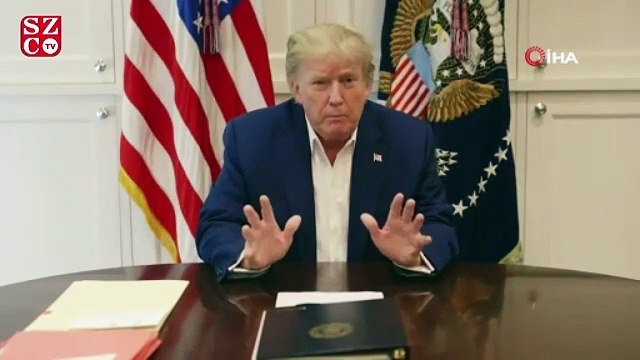 ABD Başkanı Trump’dan hastaneye kaldırıldıktan sonra ilk açıklama