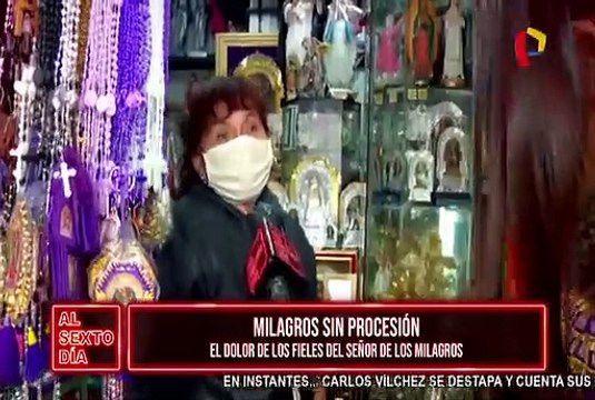 Octubre sin procesión del Señor de los Milagros