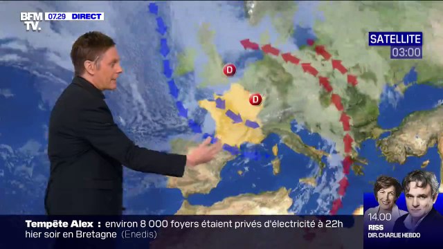 Le temps dimanche: toujours perturbé, deux départements en vigilance orange pluie-inondations