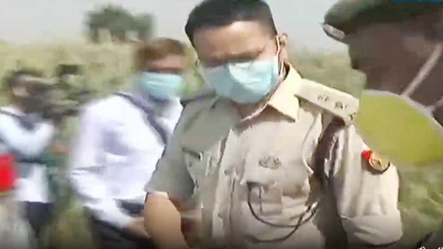 Hathras: New SP of district inspects the crime scene