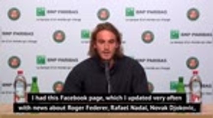 I used to be a tennis journalist! - Tsitsipas