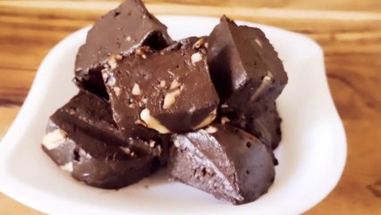 Easy & Instant Dark Choco fudge in just 5 Mins