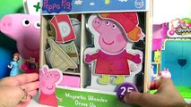 Boneca de Madeira da Peppa Pig - Bonequinhas Magnética de Vestir - Magnetic Wooden Dress-Up Peppa