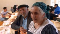 Nagorno-Karabakh fighting: Displaced families shelter in schools