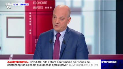 Télécharger la video: Jean-Michel Blanquer sur le Covid-19:  