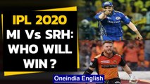 IPL 2020, MI vs SRH: Who will win the match, CM Deepak predicts: Watch the video | Oneindia News