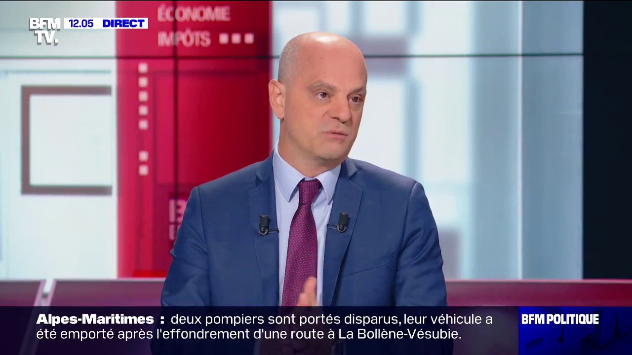 Jean-Michel Blanquer: "Des établissements scolaires seront encore fermés au début de cette semaine"