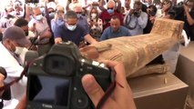 Descobertos 59 sarcófagos com mais de 2500 anos no Egito