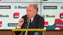 François Bayrou favorable à l'instauration d'une proportionnelle départementale aux élections législatives : 