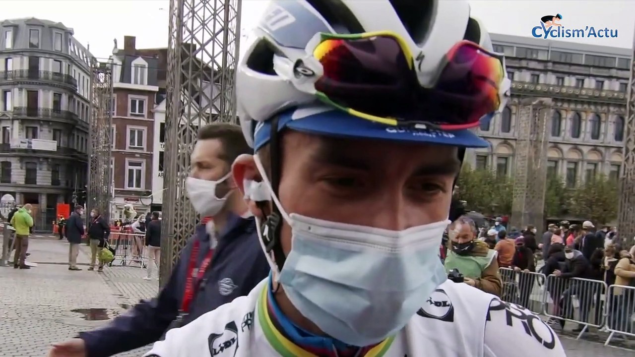 Liège-Bastogne-Liège 2020 - Julian Alaphilippe : "Avec le maillot arc-en-ciel, tout est différent"