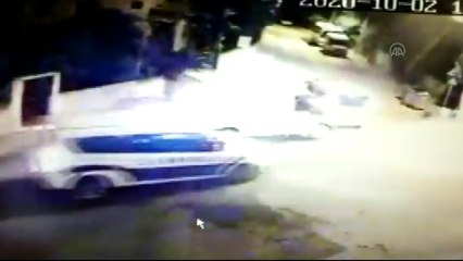 Minibüs hırsızlığı şüphelisinin yakalanması güvenlik kamerasında - KARABÜK