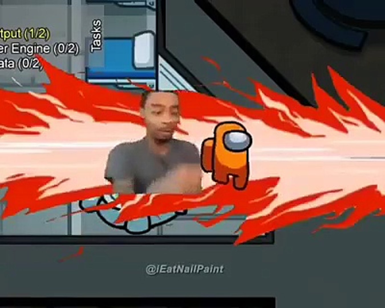 ⁣FlightReacts playing Among Us (Funny)