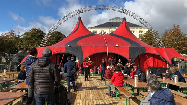 La fanfare Tararifikants a séduit petits et grands au festival du Grand Soufflet