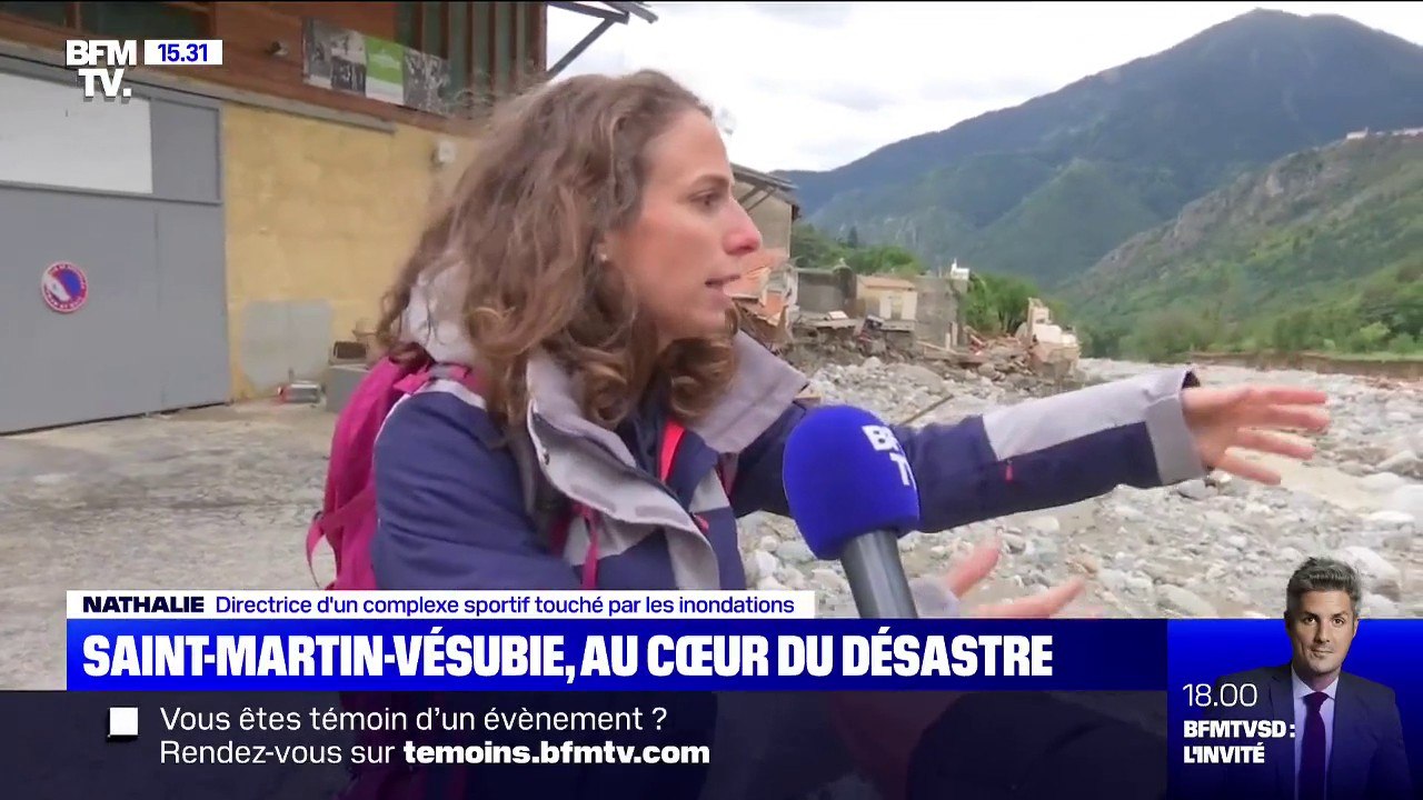Alpes-Maritimes: "La rivière a tout emmené avec elle", le témoignage de la directrice d'un complexe sportif touché par les inondations