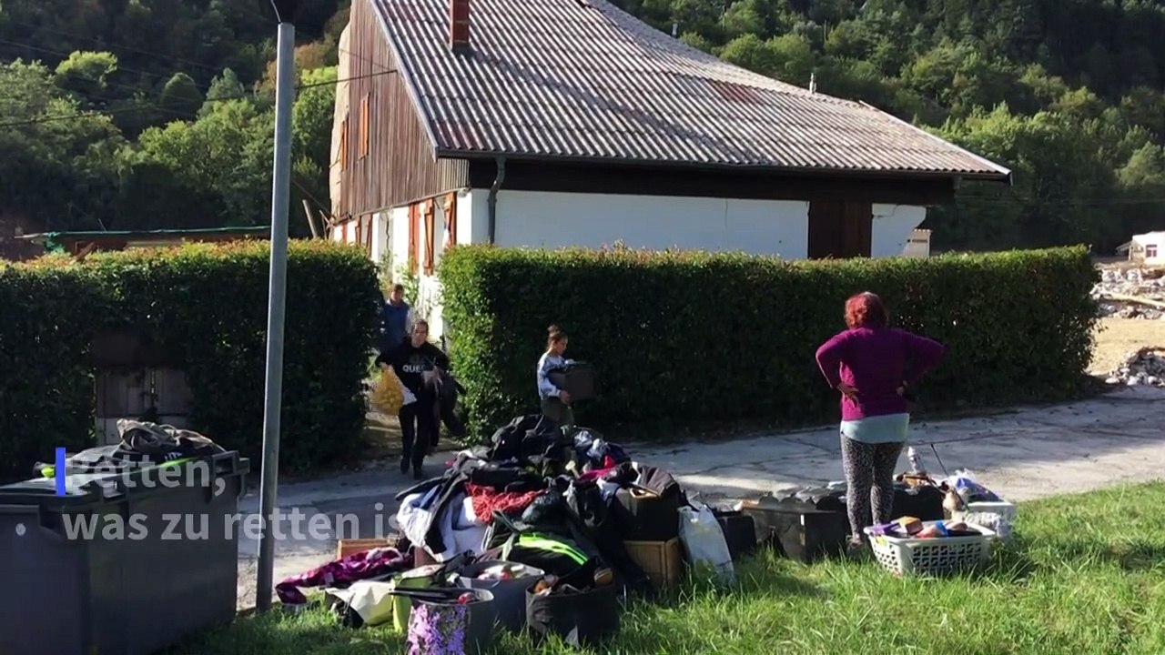 Einwohner nach Unwettern in Südfrankreich unter Schock