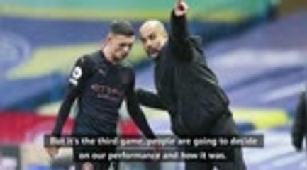 Guardiola 'proud' of City despite dropping five points in two games