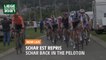 Schar est repris / Schar back in the peloton - Liège-Bastogne-Liège 2020