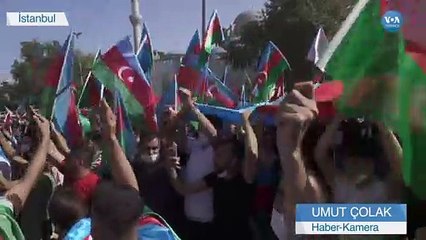 İstanbul’da Azerbaycan’a Destek Eylemi