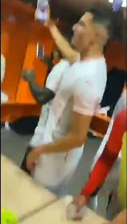Joie dans le vestiaire du N. O. après Montpellier Nîmes du 04/10/2020
