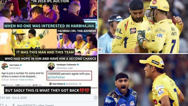 IPL 2020: Dig At MS Dhoni? Harbhajan Singh Mercilessly Trolled By Netizens | Oneindia Telugu