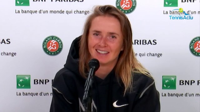 Roland-Garros 2020 - Elina Svitolina : J'ai l'impression de jouer pour nous deux, Gaël Monfils et moi !