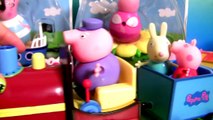 O Trem do Vovô da Peppa Pig Brinquedos Estrela - Pirata George e Fadinha Peppa em Portugues BR