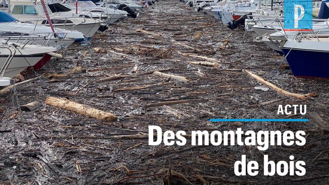 Inondations dans le Sud-Est : «On a une quantité considérable de bois sur les plages»