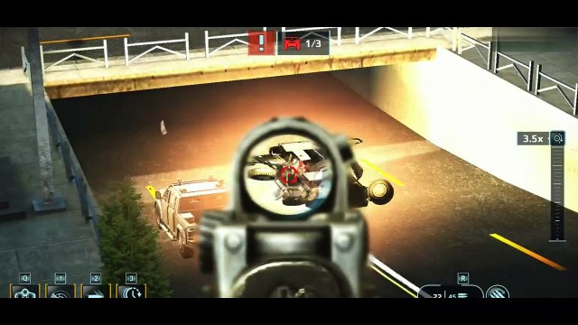 Sniper Fury: Veicoli in autostrada (Vehicles on the highway)