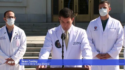 Trump "sigue mejorando" y podría ser dado de alta el lunes