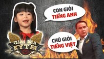 Thần đồng 5 tuổi bé Minh Anh ‘troll’ MC Quyền Linh với giọng nói tiếng Anh cực kỳ dễ thương 