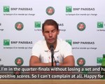 Nadal pleased with form heading into quarter-finals