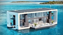 World's First Solar Powered Floating Mansion - Yacht~ Luxury Off Grid Living
