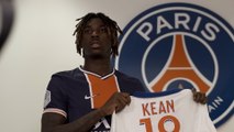 La première journée de Moise Kean au Paris Saint-Germain